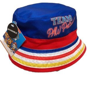 TEAM PAW PATROL Reversible Summer Sun Bucket Hat Kids Toddler UNISEX